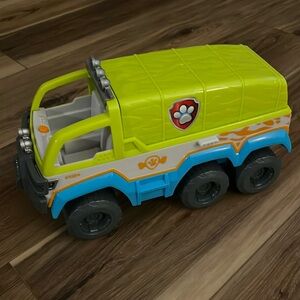 Paw patrol vehicle. Makes sounds and lights up.